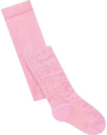 Duna 437 Kids' Cotton Tights, 0-6 Months, 62-68 cm, Pink - Image 2