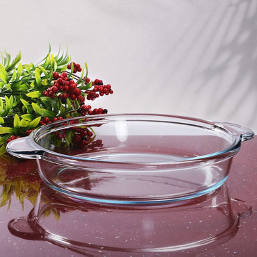 Borcam 59234 Round Glass Baking Dish, Diameter 26 cm - Image 2