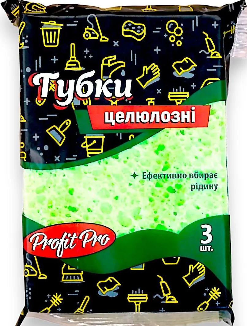 Profit Cellulose Sponges, 3 pcs