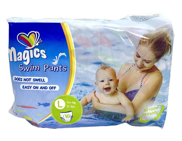 Magics Size L Swim Diaper Pants, 14+ kg, 10 pcs - Image 2