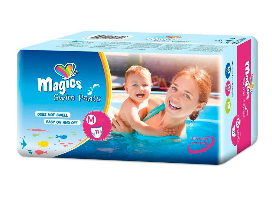Magics Size M Swim Diaper Pants, 7-15 kg, 11 pcs