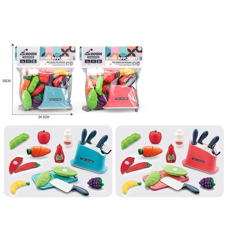 XZ-1011A/B Hook-and-Loop Vegetable Play Set