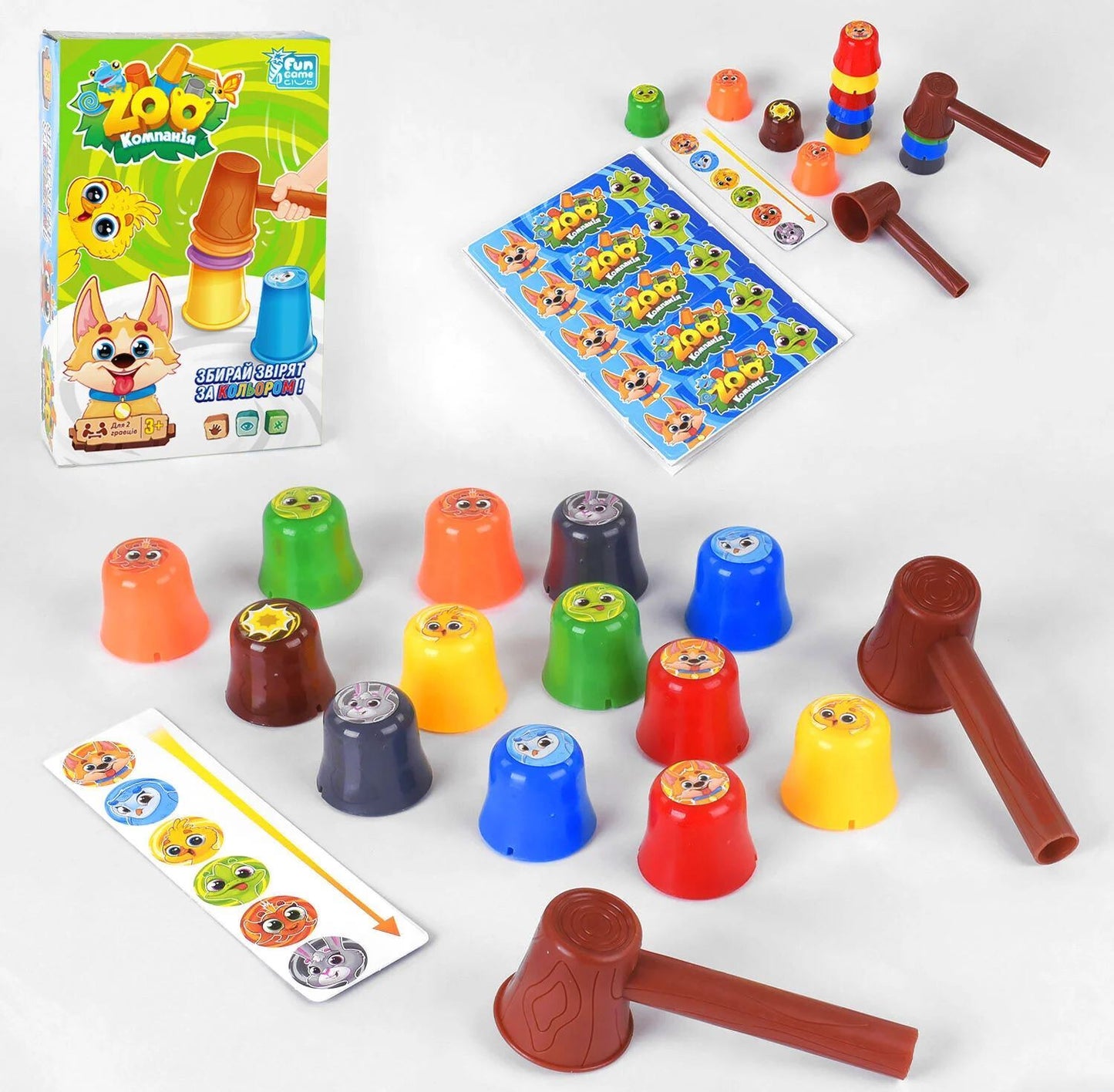 4 Fun Game Club Zoo Company 59540 Board Game