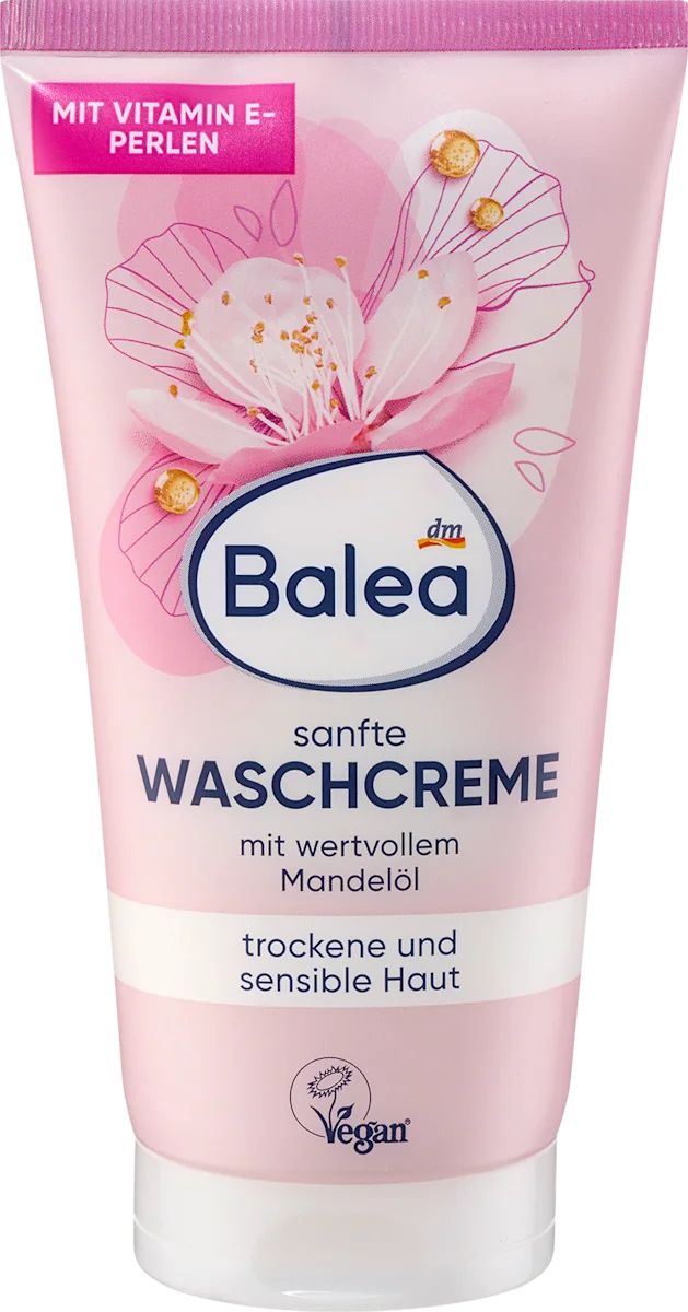 Balea Almond Oil Face Wash Cream, 150 mL