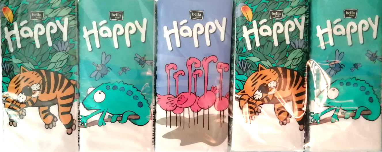 Bella Happy 3-Ply Facial Tissues