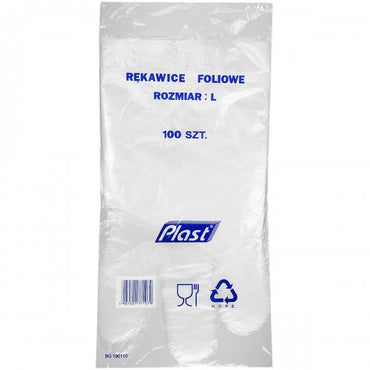 Plast Disposable Polyethylene Gloves, 100 pcs - Image 2