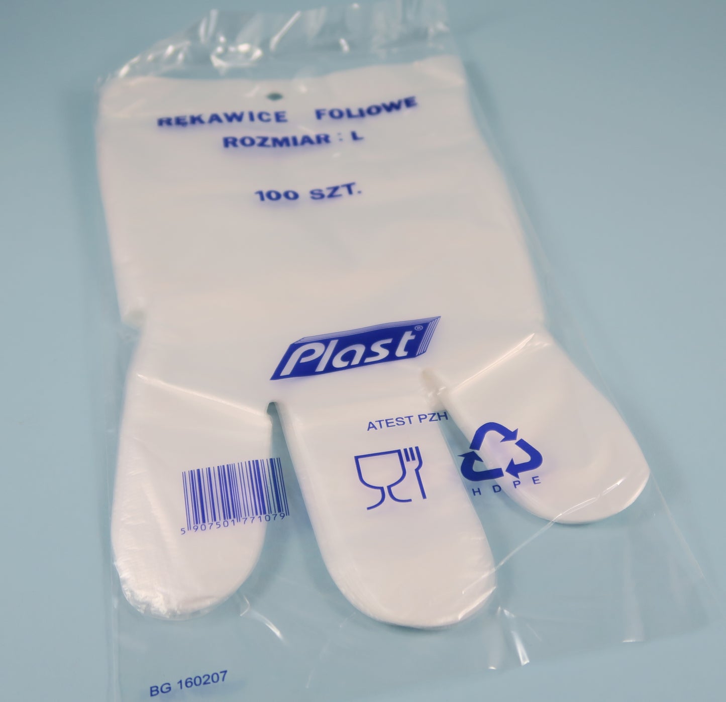 Plast Disposable Polyethylene Gloves, 100 pcs - Image 3
