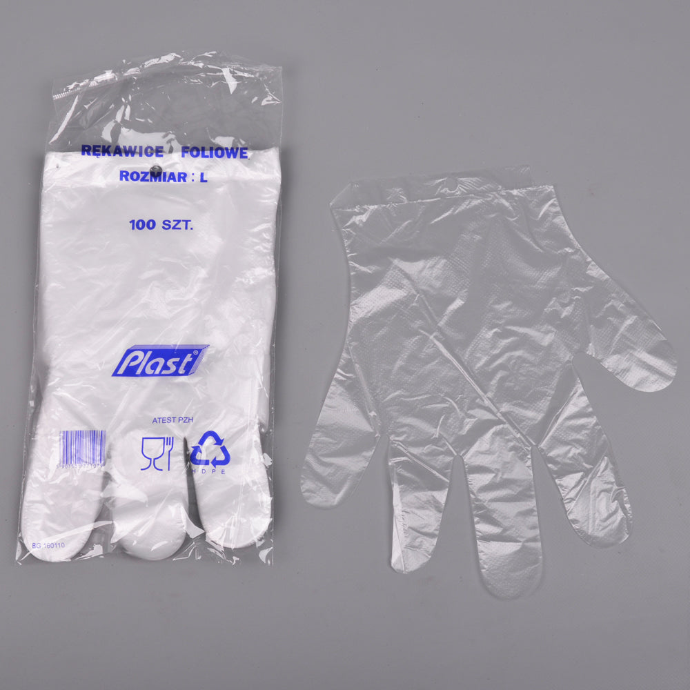 Plast Disposable Polyethylene Gloves, 100 pcs - Image 4