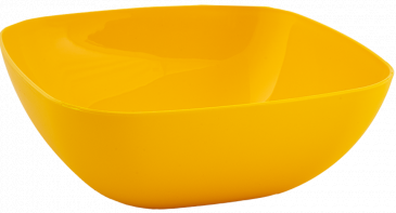 Aleana 167061 Deep Plastic Plate, Assorted, 150 x 150 x 55 mm