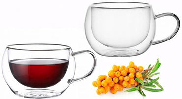 Kamille KM9002 Double-Wall Cup Set, 2 x 300 mL - Image 2