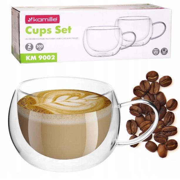 Kamille KM9002 Double-Wall Cup Set, 2 x 300 mL - Image 3