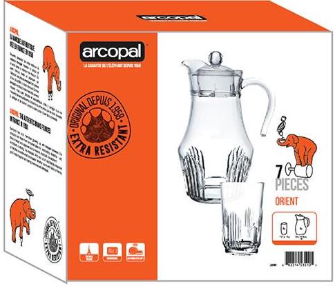 Arcopal Orient Cold Drink Set, 7 pcs - Image 2