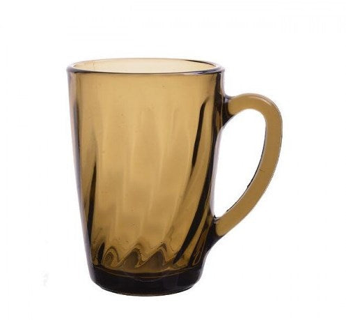 Vittora Elica 62059 Smoked Glass Cup, 300 mL
