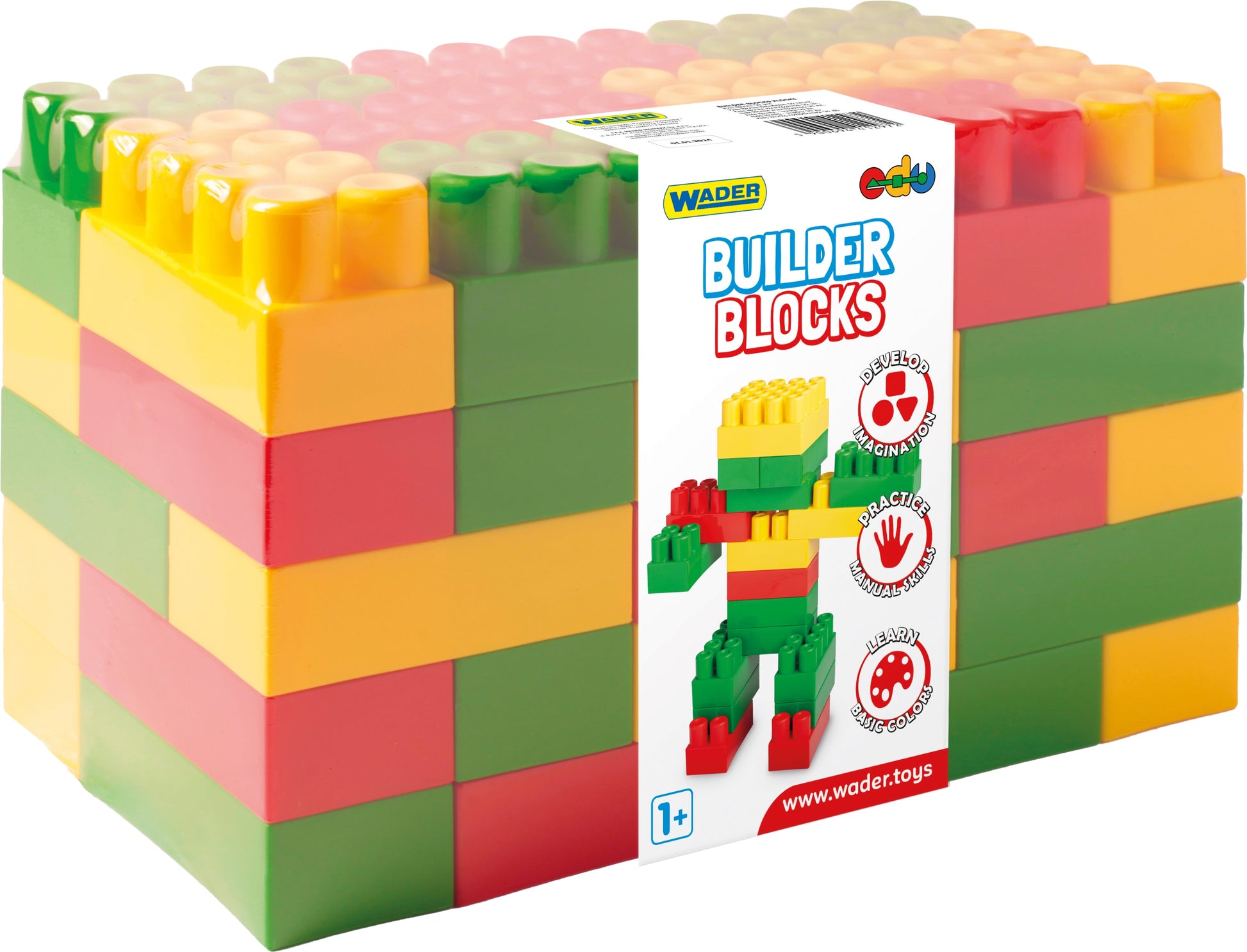 Wader Builder Blocks 41586 Building Set, 45 Pieces