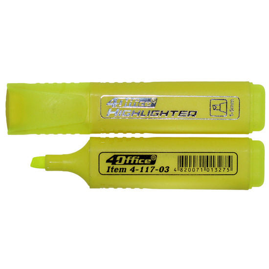 4Office 4-117-03 Yellow Highlighter