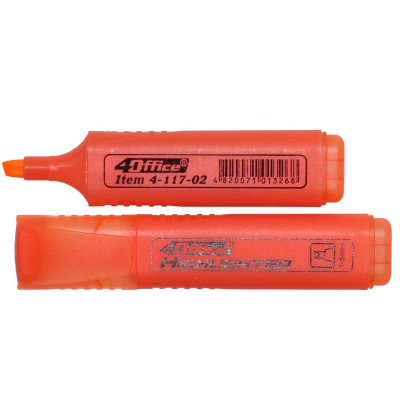 4Office 4-117-02 Orange Highlighter