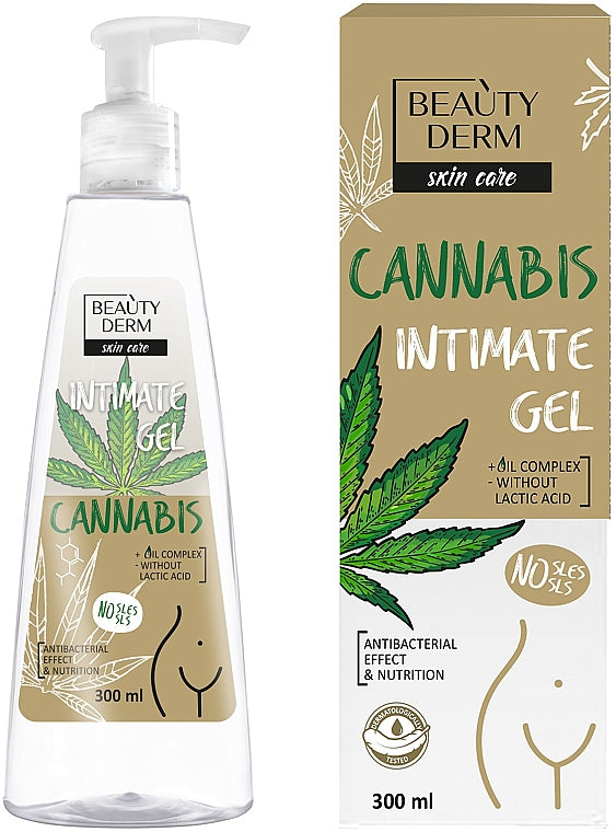Beautyderm Cannabis Intimate Wash Gel, 300 mL