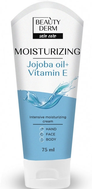 Beautyderm Moisturizing Face, Hand & Body Cream, 75 mL