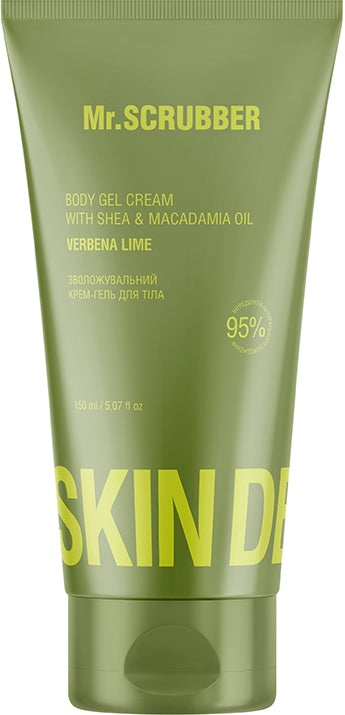 Mr.Scrubber Skin Delights Verbena Lime Moisturizing Body Cream Gel, 150 mL