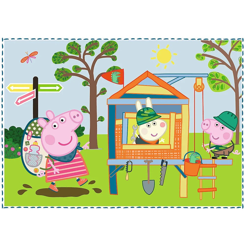 Trefl 34359 Peppa Pig Vacation Memories 4-in-1 Puzzle - Image 2