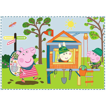 Trefl 34359 Peppa Pig Vacation Memories 4-in-1 Puzzle - Image 2