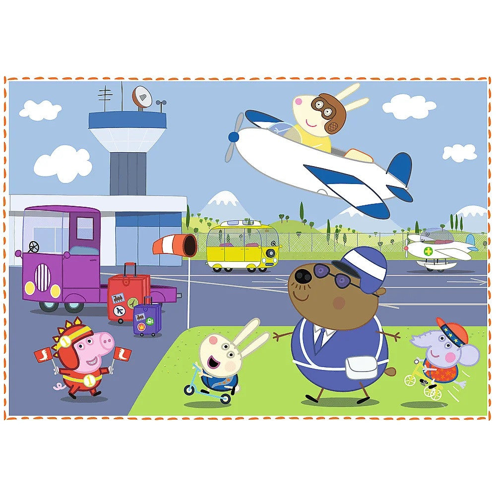 Trefl 34359 Peppa Pig Vacation Memories 4-in-1 Puzzle - Image 3