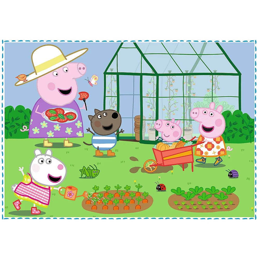 Trefl 34359 Peppa Pig Vacation Memories 4-in-1 Puzzle - Image 4