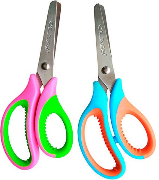 Class 4287C Kids' Scissors with Flexible Rubberized Handles, 13.3 cm, Assorted