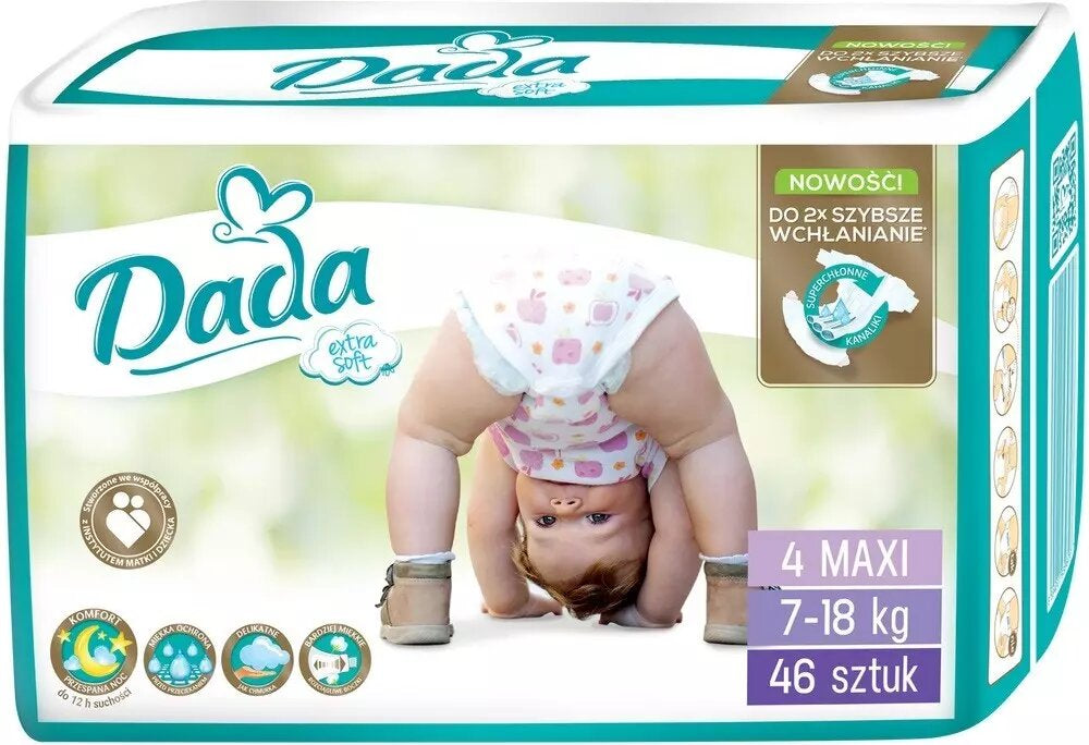 Dada Extra Soft (4) Maxi Baby Diapers, 46 pcs, 7-18 kg