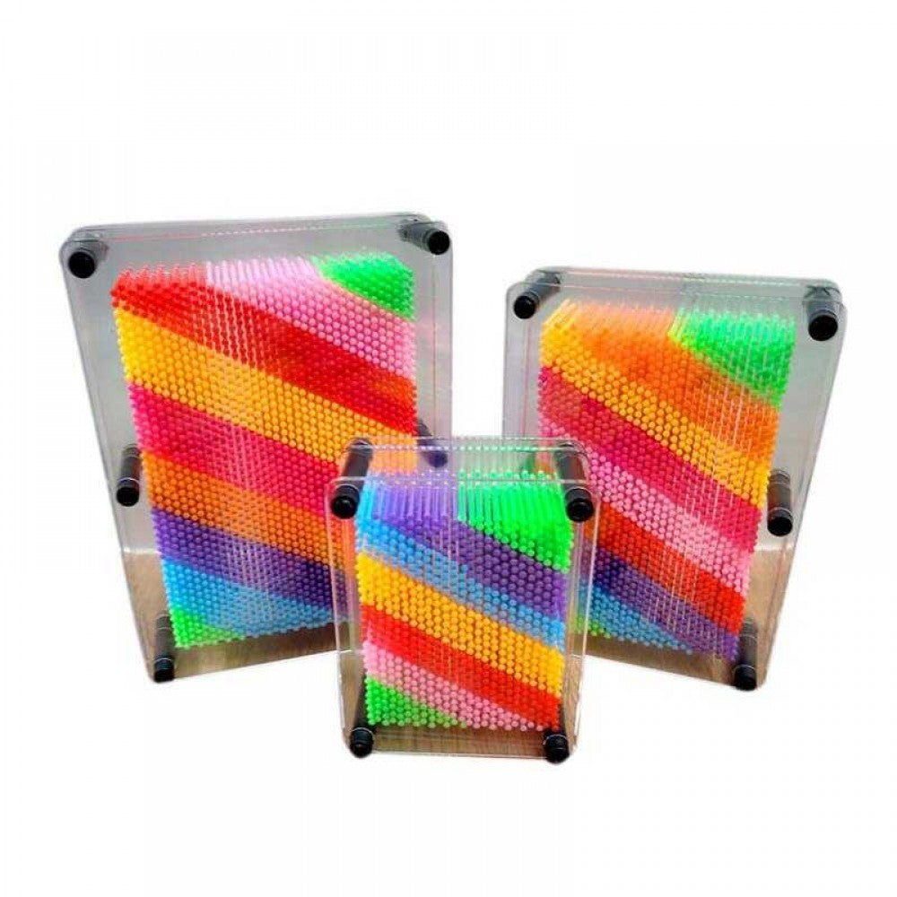 017 Pin Art 3D Impression Craft Set with Plastic Pins