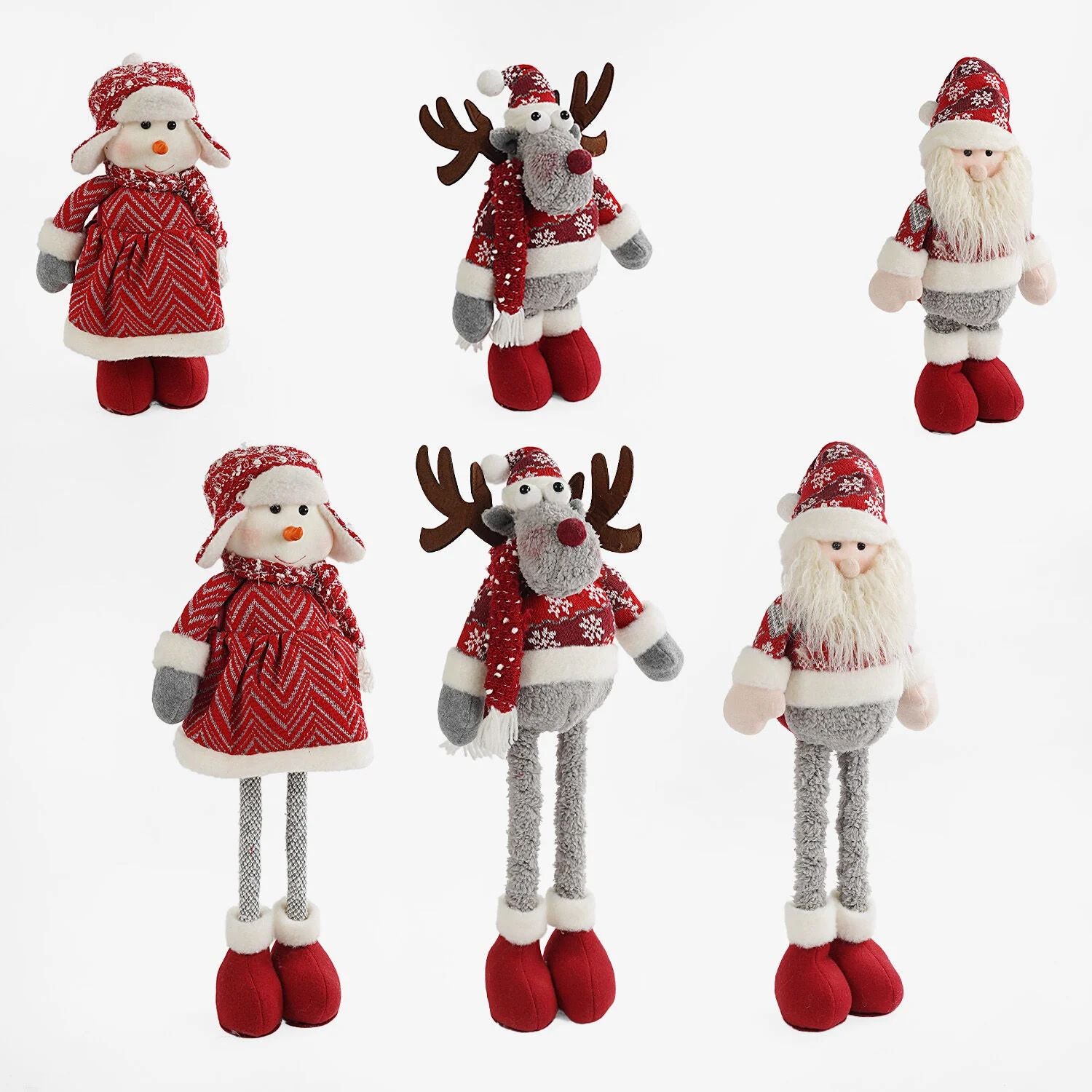 D 35045 New Year Decorative Figure with Telescopic Legs