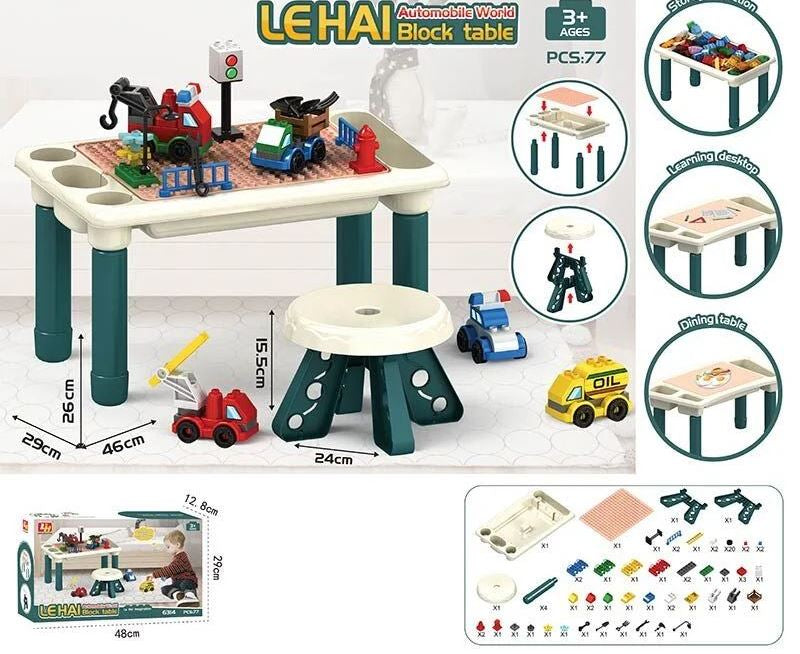 6314 Play Table Building Set, 77 pcs