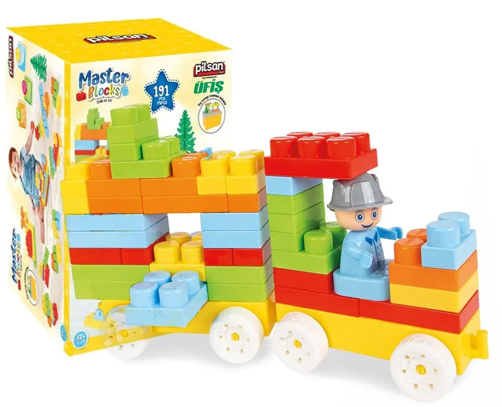 Pilsan Master Blocks 03-572 Building Set, 191 pcs - Image 3
