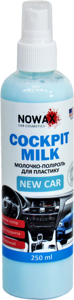 Nowax NX25228 New Car Plastic Polish Lotion, 250 mL