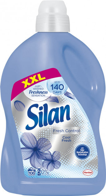 Silan Fresh Control Cool Freshness Fabric Softener, 2.7 L