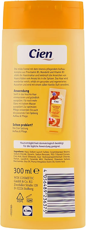Cien Repair & Care Vanilla & Almond Shampoo, 300 mL - Image 2