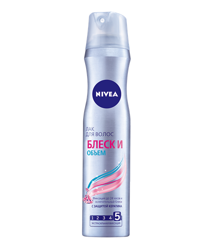 Nivea Shine & Volume Hair Spray, 250 mL