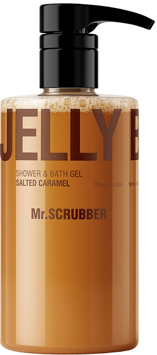 Mr. Scrubber Jelly Bubbles Salted Caramel Shower Gel, 500 mL