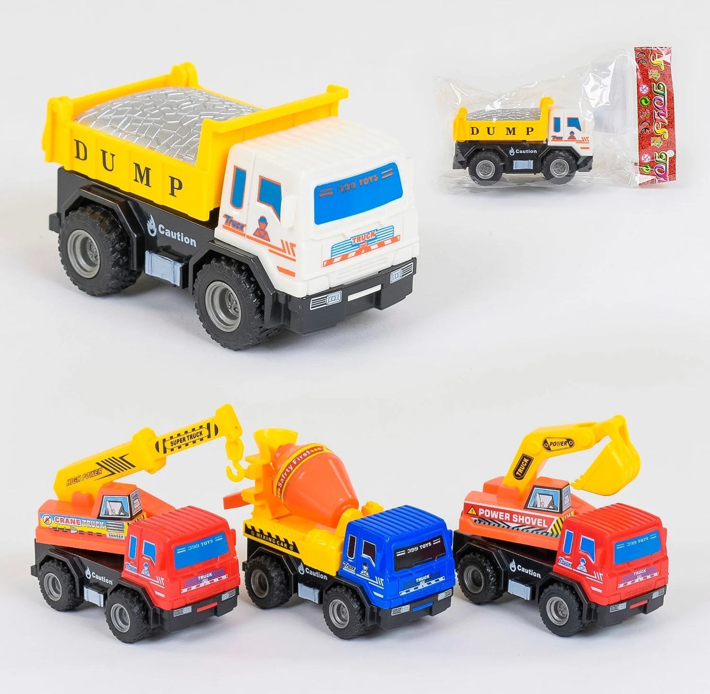 Toys 399-267 Friction-Powered Construction Vehicle in Bag