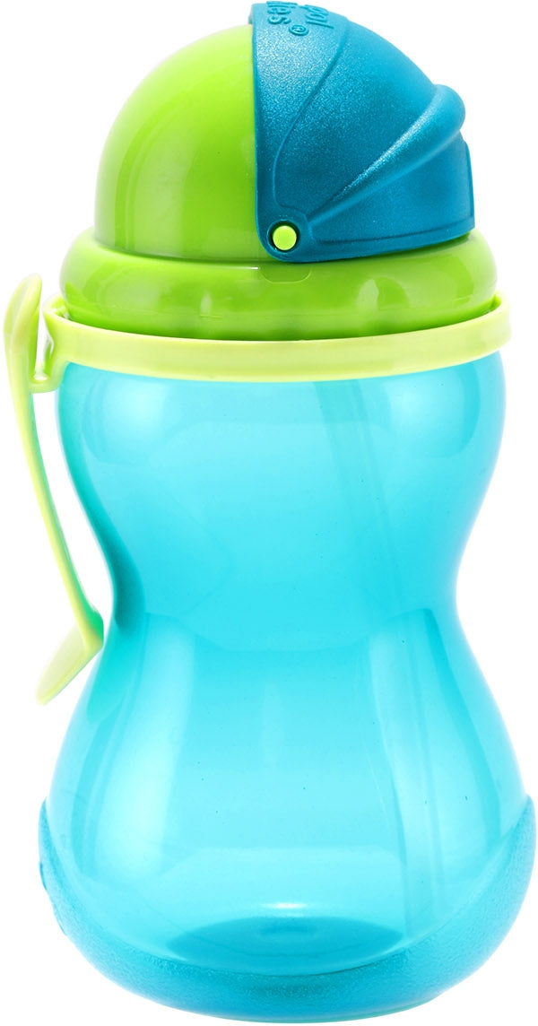 Canpol Babies 56/113 Blue Bottle with Straw, 370 mL
