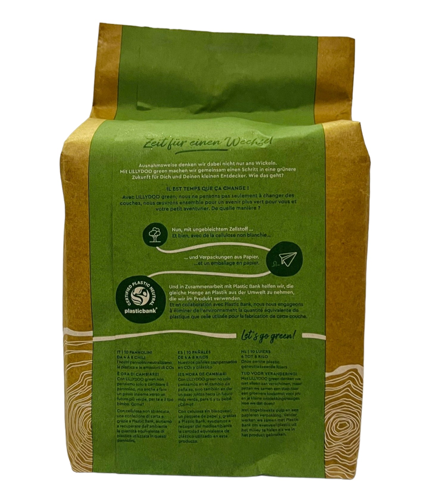 Lillydoo Green Size 2 Eco Baby Diapers, 4-8 kg, 10 pcs - Image 2