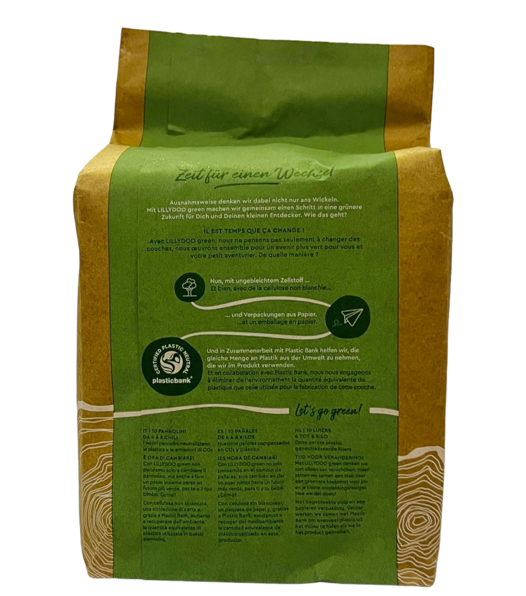 Lillydoo Green Size 2 Eco Baby Diapers, 4-8 kg, 10 pcs - Image 2