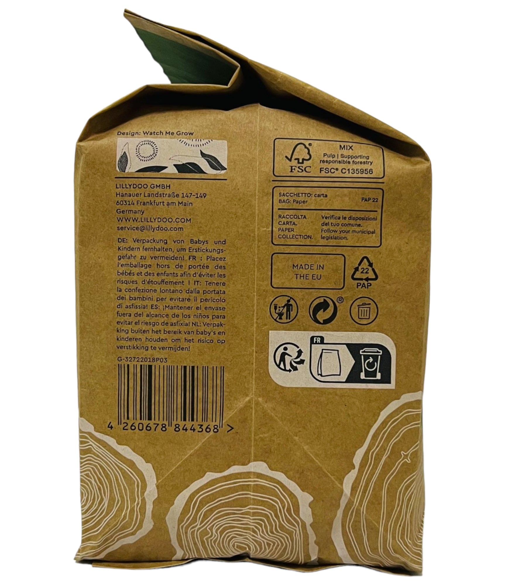 Lillydoo Green Size 2 Eco Baby Diapers, 4-8 kg, 10 pcs - Image 3