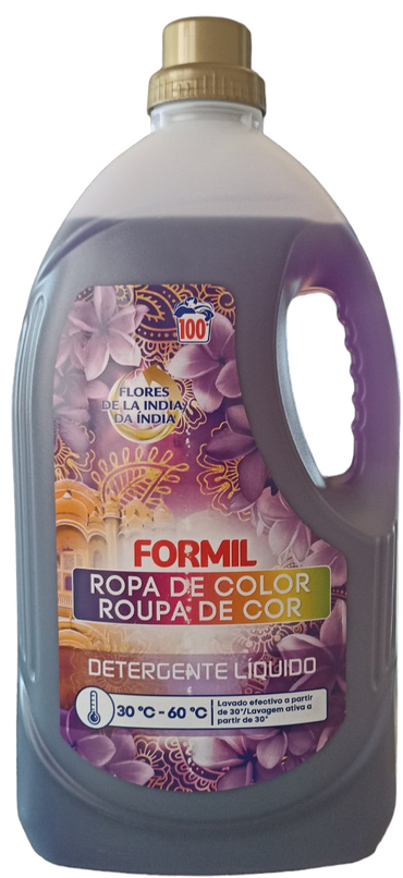 Formil Colour Flowers of India Liquid Laundry Detergent, 100 Loads, 5 L - Image 2