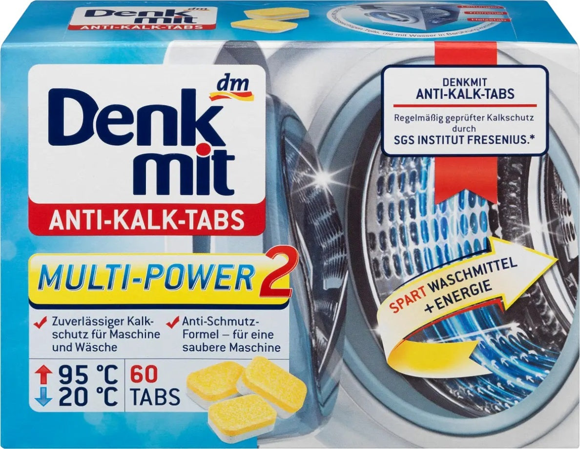Denkmit Anti-Limescale Tablets, 60 pcs, 15 g