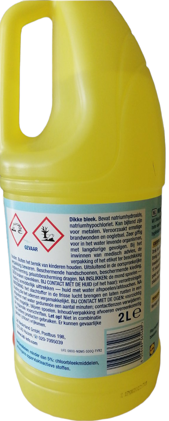 W5 Antibacterial Chlorine All-Purpose Cleaner, 2 L - Image 3