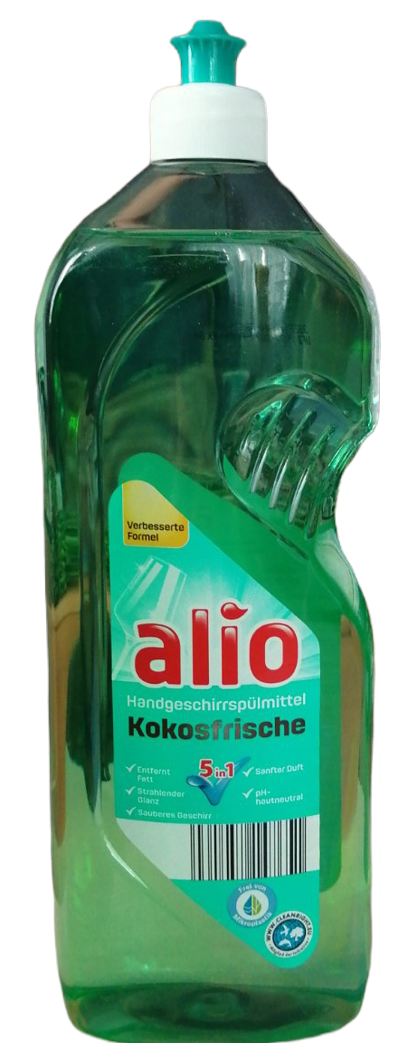 Alio Coconut Fresh Dishwashing Liquid, 1 L