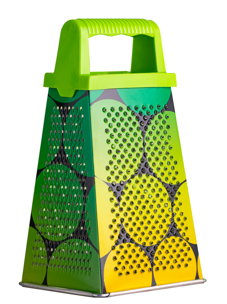 Gusto GT-GN-1212 Lime Four-Sided Kitchen Grater, 9.6 x 11.9 cm