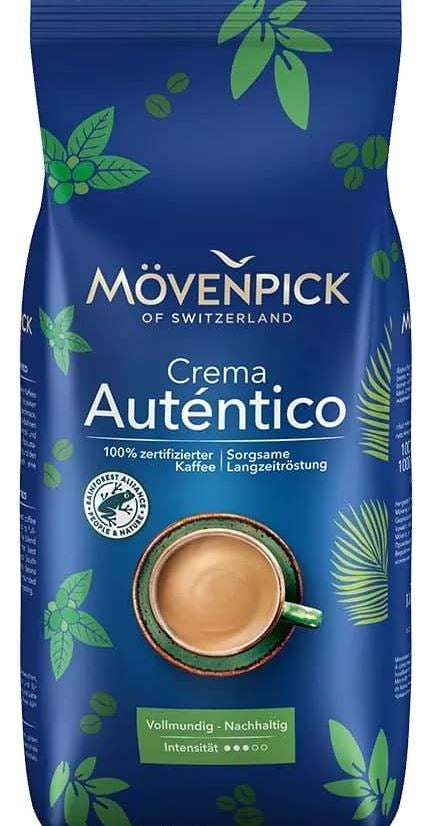 Mövenpick Crema Autentico Whole Bean Coffee, 1 kg
