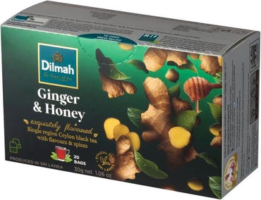 Dilmah Ginger & Honey Black Tea, 20 Bags, 30 g - Image 2